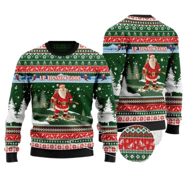 Funny Santa Claus Ugly Christmas Sweater For Men & Women Christmas Gift Sweater Jezsport.com