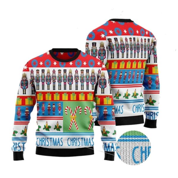 Nutcracker Christmas Ugly Christmas Sweater For Men & Women Christmas Gift Sweater Jezsport.com