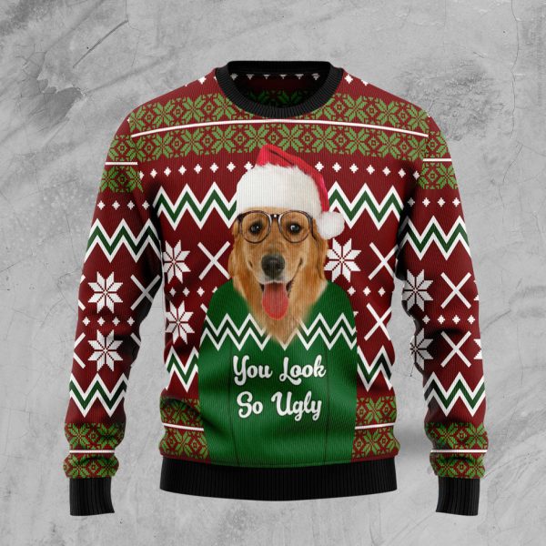 Labrador Retriever You Look So Ugly Ugly Christmas Sweater, Christmas Gift Jezsport.com