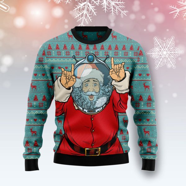 Santa Claus Astronaut - Ugly Christmas Sweater , Christmas Gift Jezsport.com