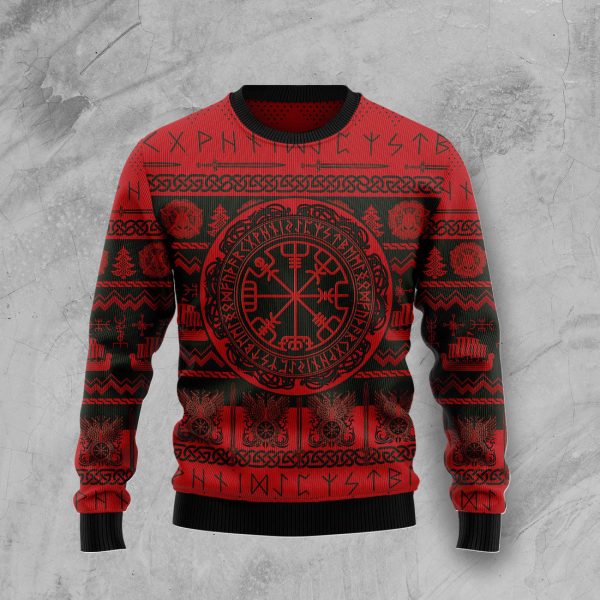 Viking Vegvisir - Ugly Christmas Sweater Jezsport.com