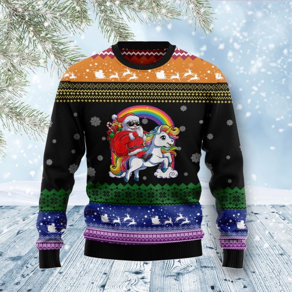 Unicorn LGBT Ugly Christmas Sweater, Christmas Gift Jezsport.com