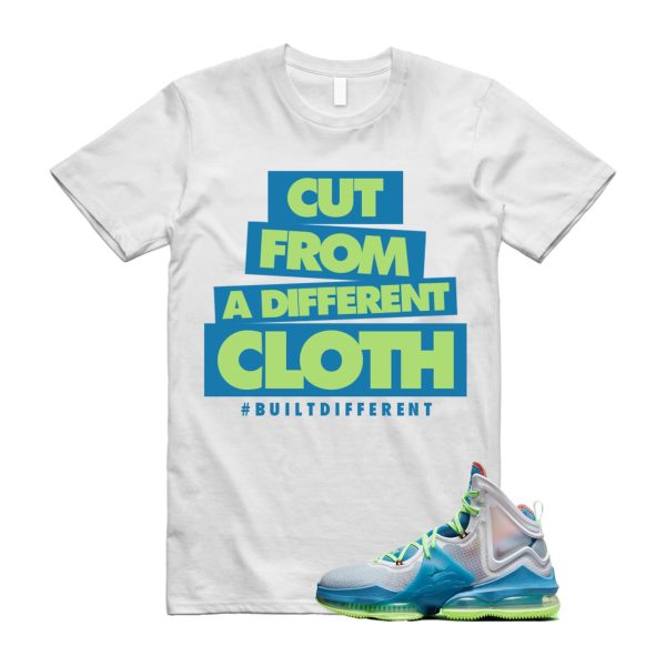 CLOTH T Shirt to match Lebron 19 Dutch Blue Pomegranate Lime Glow Green Neon ,DC9339-400/DC9341-400 Jezsport.com