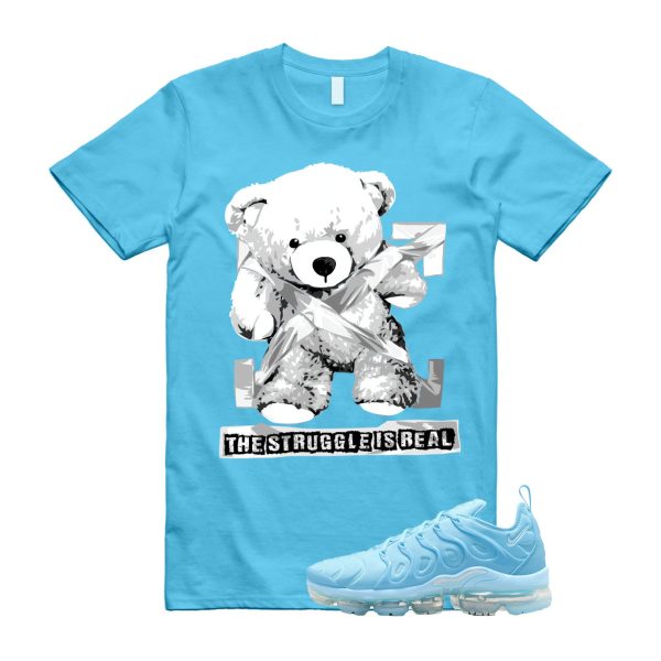 STRUG T Shirt to match Air VaporMax Plus University Blue Chill UNC Powder Jezsport.com