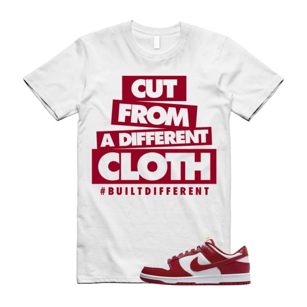 CLOTH T Shirt to match Dunk Low Next Nature University Red Varsity Gym Bred Cardinal ,DD1391-602 Jezsport.com