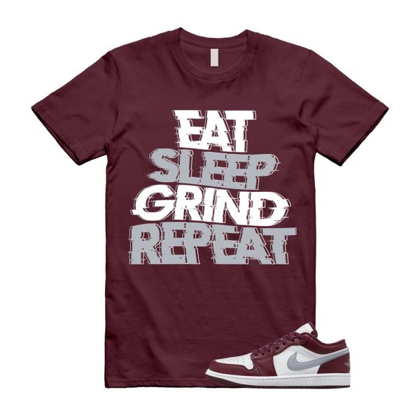 Bordeaux 1 Maroon Cherrywood Low Red White Cement Grey Wine T Shirt Match ESGR ,553558-615 Jezsport.com