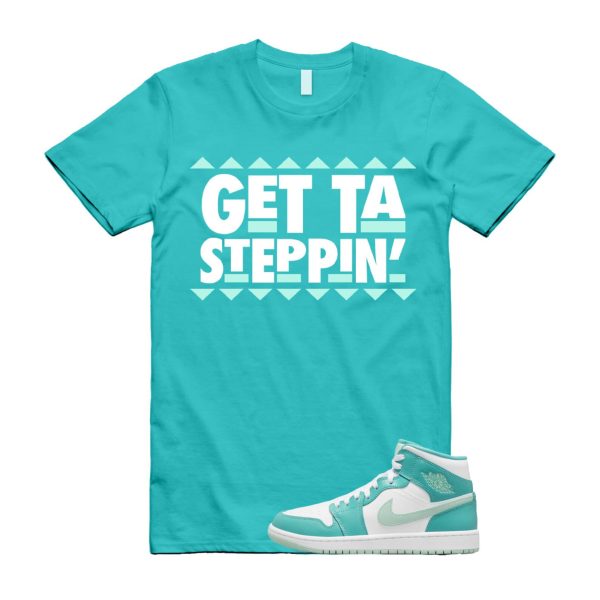 GET T Shirt to match J 1 Marine Green Washed Teal Mid Mint Foam Tropical Twist Zeal WMNS ,DV2229-300 Jezsport.com