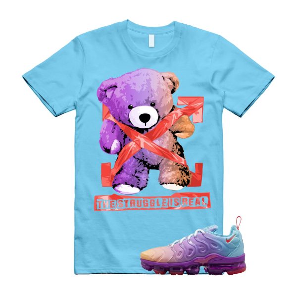 STRUG T Shirt to match Air VaporMax Plus Multi Gradient Multicolor Peach Purple Blue 1 Color Jezsport.com