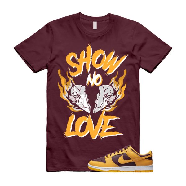 Dunk Arizona Maroon Yellow University Gold State Washington White Deep Low T Shirt Match NO LOVE ,DD1391-702 Jezsport.com