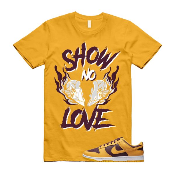 Dunk Arizona Maroon Yellow University Gold State Washington White Deep Low T Shirt Match NO LOVE ,DD1391-702 Jezsport.com