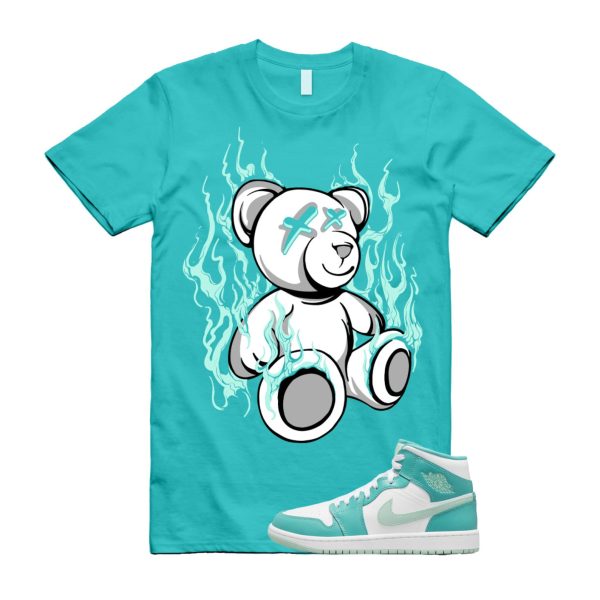 LIT T Shirt to match J 1 Marine Green Washed Teal Mid Mint Foam Tropical Twist Zeal WMNS ,DV2229-300 Jezsport.com