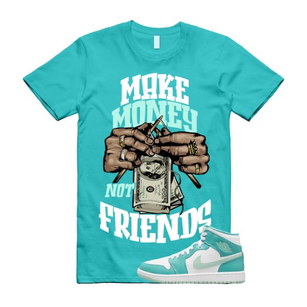 MM T Shirt to match J 1 Marine Green Washed Teal Mid Mint Foam Tropical Twist Zeal WMNS ,DV2229-300 Jezsport.com