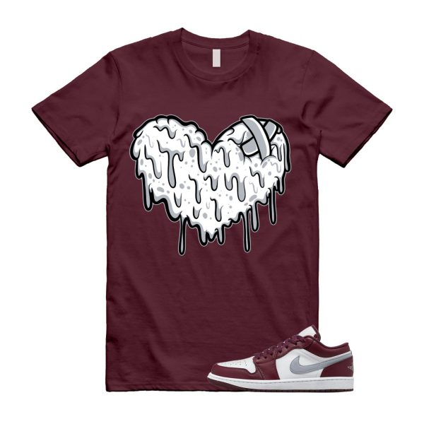 Bordeaux 1 Maroon Cherrywood Low Red White Cement Grey Wine T Shirt Match DRHEART ,553558-615 Jezsport.com