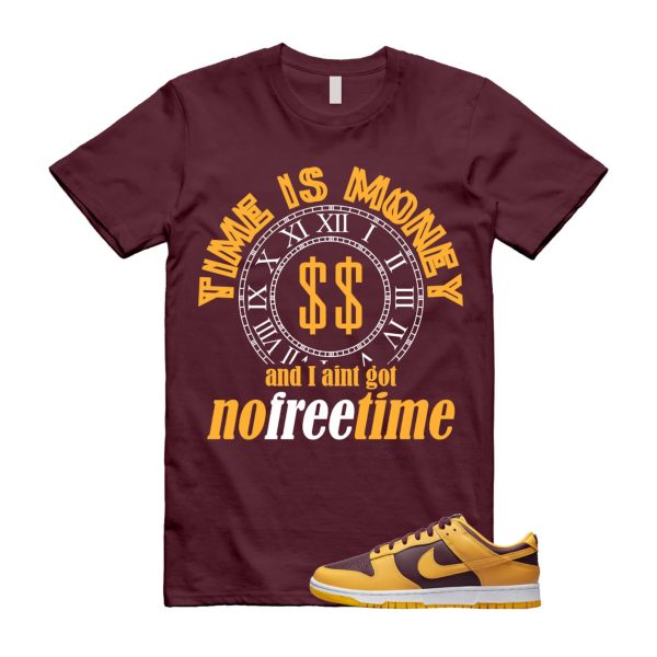 Dunk Arizona Maroon Yellow University Gold State Washington White Deep Low T Shirt Match FREE TIME Jezsport.com