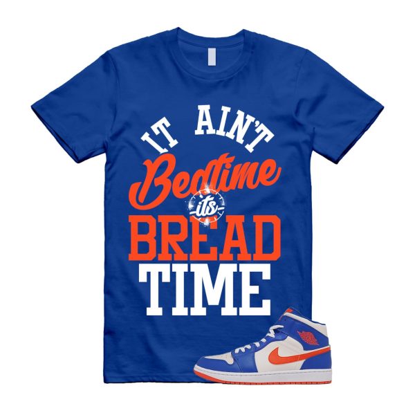 BT T Shirt to match Air 1 Mid Knicks Sail Game Royal Rush Orange Phantom White  ,FD1029-400 Jezsport.com