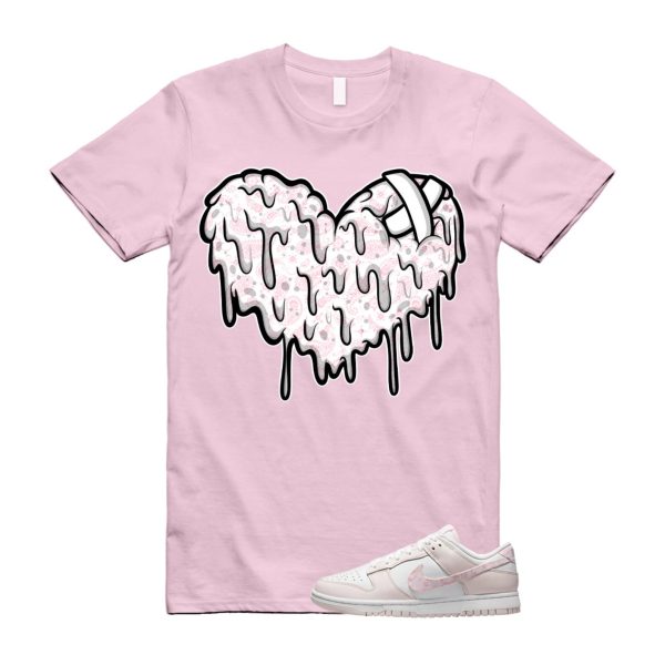 DRHRT T Shirt to match N Dunk Low WMNS Pink Paisley Essential Pack White Pearl Medium Soft ,FD1449-100 Jezsport.com