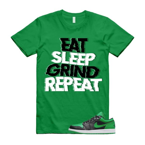 ESGR T Shirt to match Air J 1 Low Lucky Green Black White ,553558-065 Jezsport.com