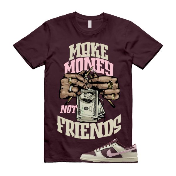 MM T Shirt to match Dunk Low Valentine’s Day Pale Ivory Medium Soft Pink Night Maroon Retro PRM Jezsport.com