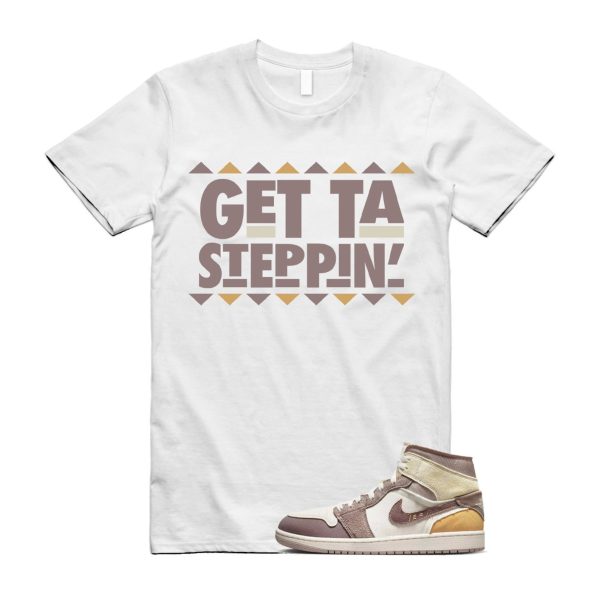 GET T Shirt to match Air J 1 Mid SE Craft Inside Out Taupe Haze Sail Brown Fossil Stone Celestial Gold ,DM9652-102 Jezsport.com