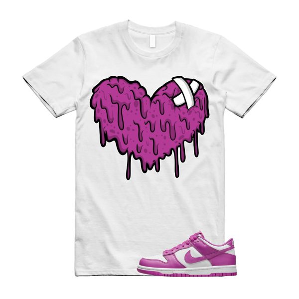 DRHRT T Shirt to match N Dunk Low GS Active Fuchsia White Kids Jezsport.com