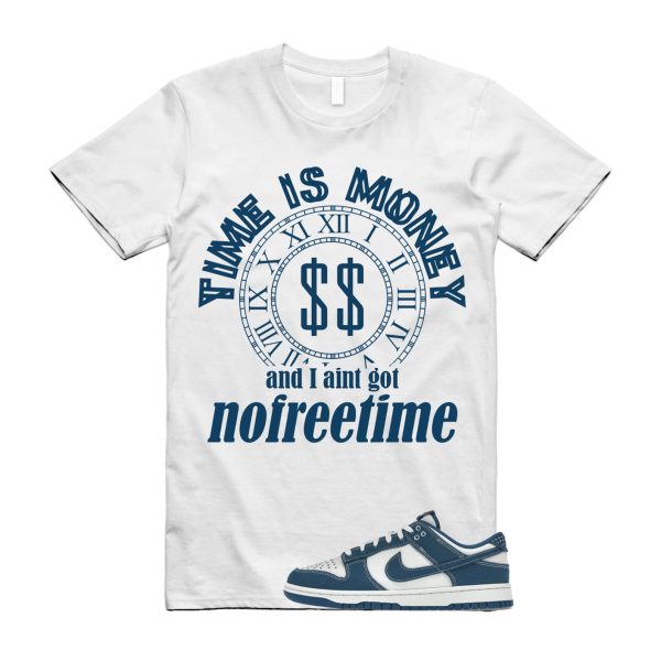 FREE TIME T Shirt to match N Dunk Low Industrial Blue Sashiko Summit White Japan ,DV0834-101 Jezsport.com