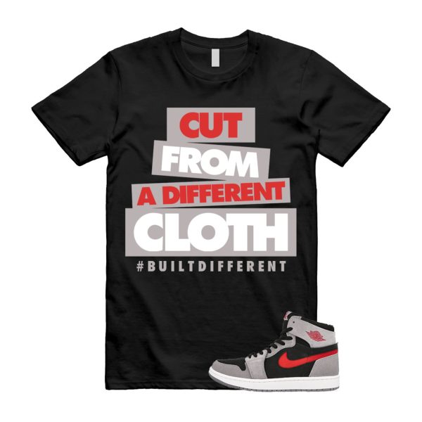 CLOTH T Shirt to match Air J 1 High Zoom Comfort 2 Fire Red Cement Grey Black White ,DH6927-161 Jezsport.com