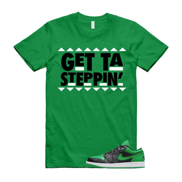 GET T Shirt to match Air J 1 Low Lucky Green Black White ,553558-065 Jezsport.com