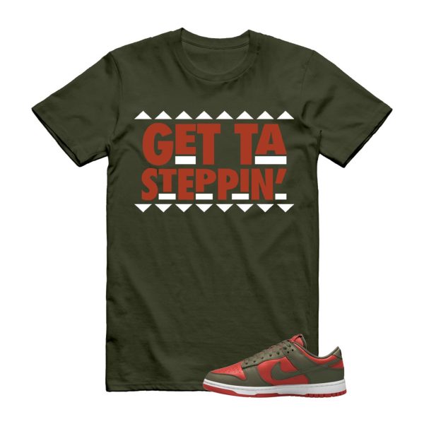 Dunk Mystic Red Cargo Khaki White Low T Shirt Match GET ,DV0833-600 Jezsport.com