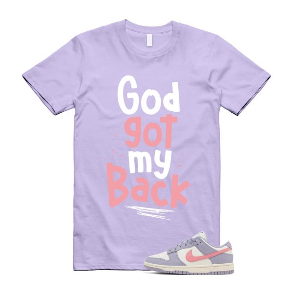 GOD T Shirt to match N Dunk Low Indigo Haze WMNS Coral Chalk Sail Purple Lavender Pink White ,DD1503-500 Jezsport.com