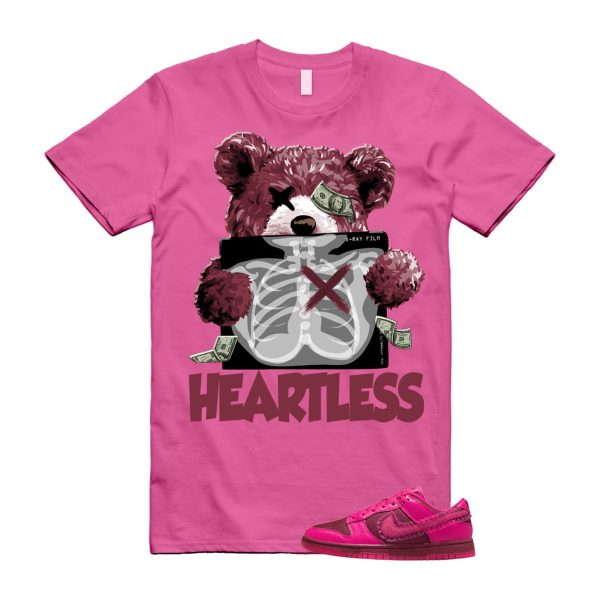 HEART T Shirt to match N Dunk Low WMNS Valentine’s Day Team Red Pink Prime ,FN6850-681 Jezsport.com