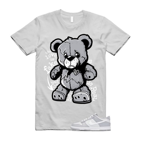 HIS T Shirt to match N Dunk Low Two Tone Grey Cool Medium White ,DJ6188-001 Jezsport.com