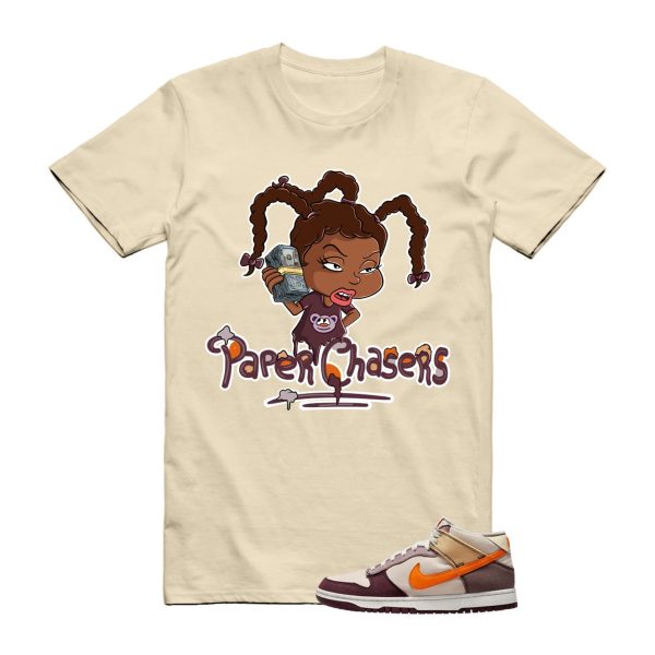 PC T Shirt to match N Dunk Mid Coconut Milk Plum Eclipse Vivid Orange Celestial Gold ,DV0830-101 Jezsport.com