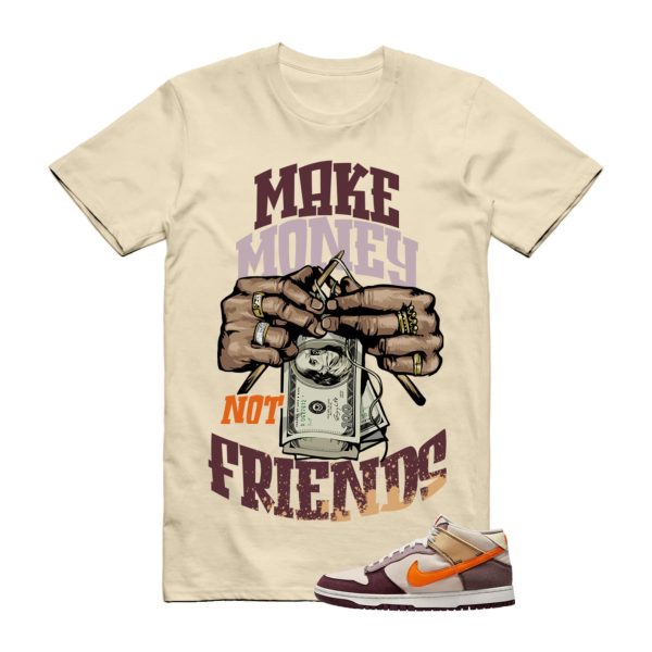 MM T Shirt to match N Dunk Mid Coconut Milk Plum Eclipse Vivid Orange Celestial Gold Jezsport.com