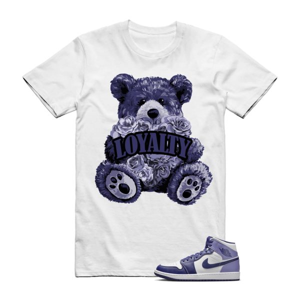 Sky J Purple Blueberry Air Mid Light White T Shirt Match LYLTY Jezsport.com