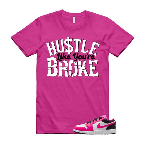 BROKE T Shirt to match J 1 Low Fierce Pink Black White Jezsport.com