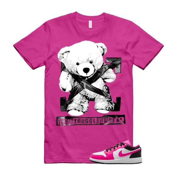 STRUG T Shirt to match J 1 Low Fierce Pink Black White Jezsport.com