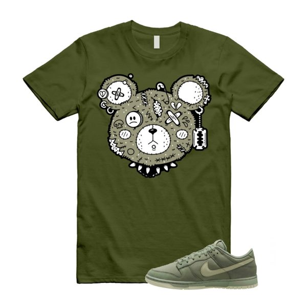 GB T Shirt to match N Dunk Low Premium Oil Green Olive Aura Phantom ,FB8895-300 Jezsport.com