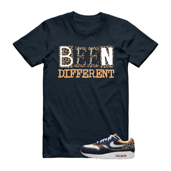 BEEN T Shirt to match N Air Max 1 Premium Denim Leopard Medium Blue White University Metallic Gold Picante Red Desert Ochre ,FJ4452-432 Jezsport.com