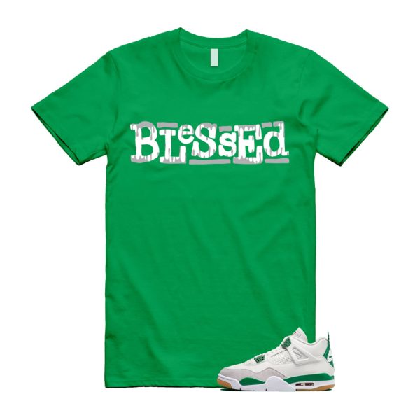 B2 T Shirt to match J 4 Retro SB Pine Green Neutral Grey Sail White Jezsport.com