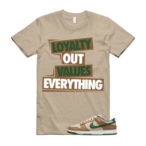 Dunk Tan Retro Rattan Gorge Green Sail Dark Driftwood Low T Shirt Match LOVE ,FB7160-231 Jezsport.com