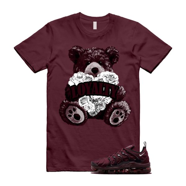 VaporMax Night Maroon Burgundy Cedar White Black Plus Air T Shirt Match LYLTY ,FN6850-681 Jezsport.com