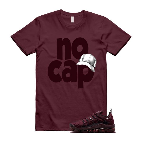 VaporMax Night Maroon Burgundy Cedar White Black Plus Air T Shirt Match NO CAP ,FN6850-681 Jezsport.com