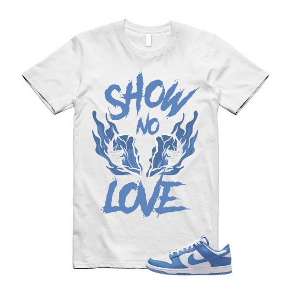 Dunk Polar Blue White Winter Low T Shirt Match NO LOVE ,DV0833-400 Jezsport.com