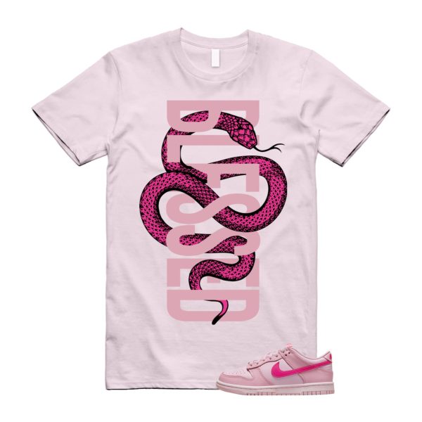 Dunk Triple Pink Valentines Day DTP Low GS Light Soft Prime 1 T Shirt Match SNAKEBLS ,DH9765-600 Jezsport.com