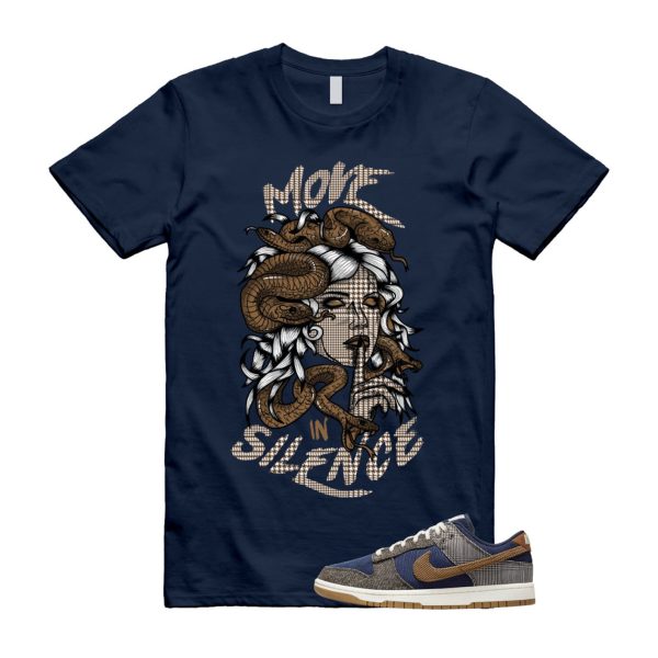 Dunk Tweed Midnight Navy Corduroy Ale Brown Pale Ivory T Shirt Match MIS ,FQ8746-410 Jezsport.com