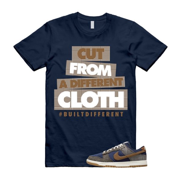 Dunk Tweed Midnight Navy Corduroy Ale Brown Pale Ivory T Shirt Match CLOTH ,FQ8746-410 Jezsport.com