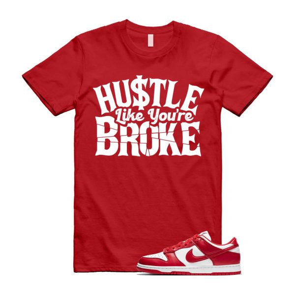 Dunk St. John's University Red White Low SP T Shirt Match BROKE, CU1727-100 Jezsport.com