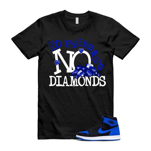 Royal Reimagined 1 Blue White Black T Shirt Match DIAMOND ,DZ5485-042 Jezsport.com