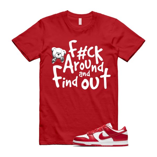 Dunk St. John's University Red White Low SP T Shirt Match FCK, CU1727-100 Jezsport.com