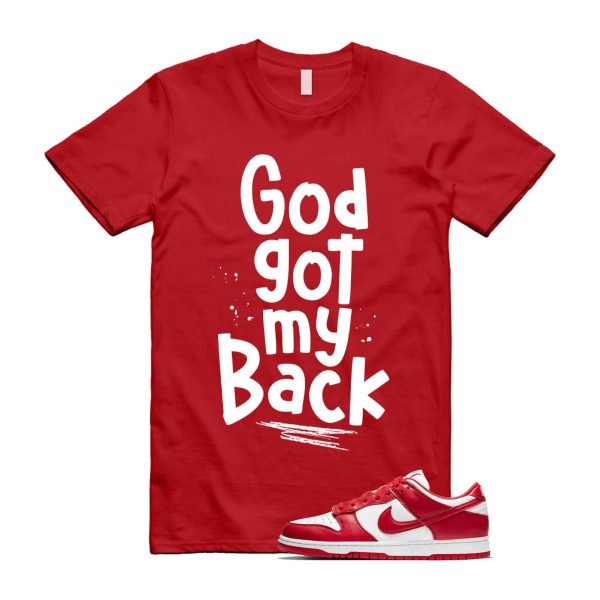 Dunk St. John's University Red White Low SP T Shirt Match GOD Jezsport.com